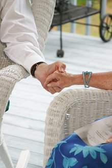 Coaching and Mentoring. Library Image: Couple Hold hands